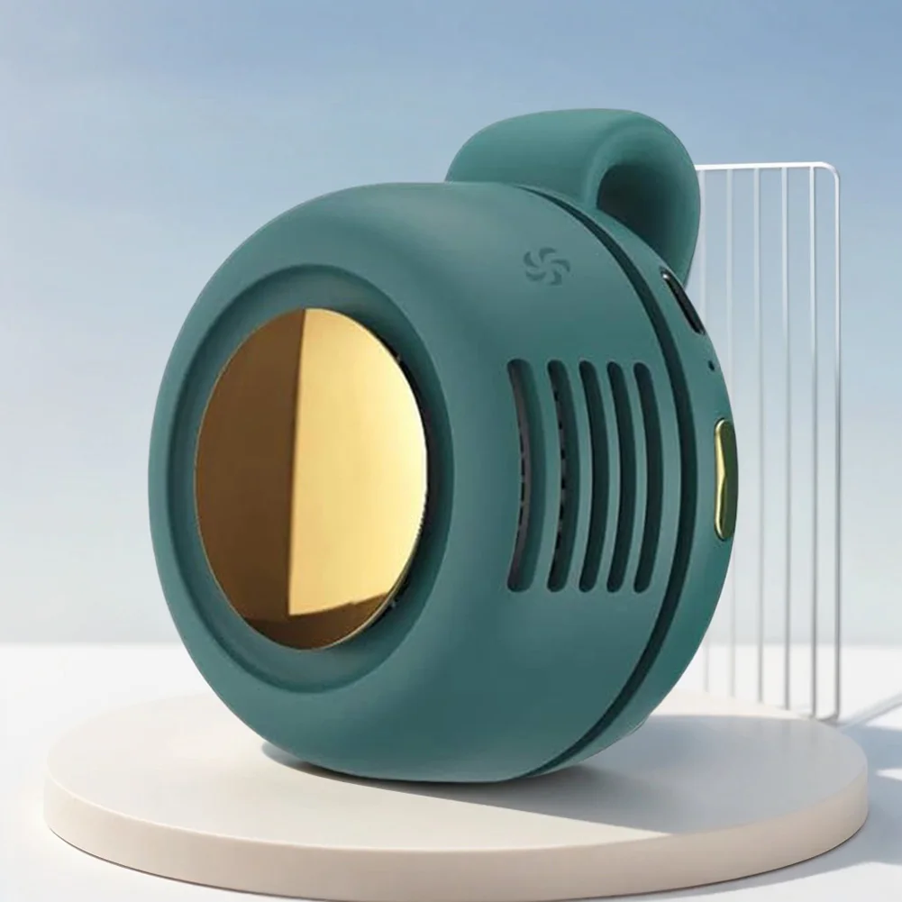 Waist-Mounted Bladeless Fan USB-C Rechargeable Portable Handheld Fan 3 Gears Strong Wind Bladeless Fan for Outdoor Sports