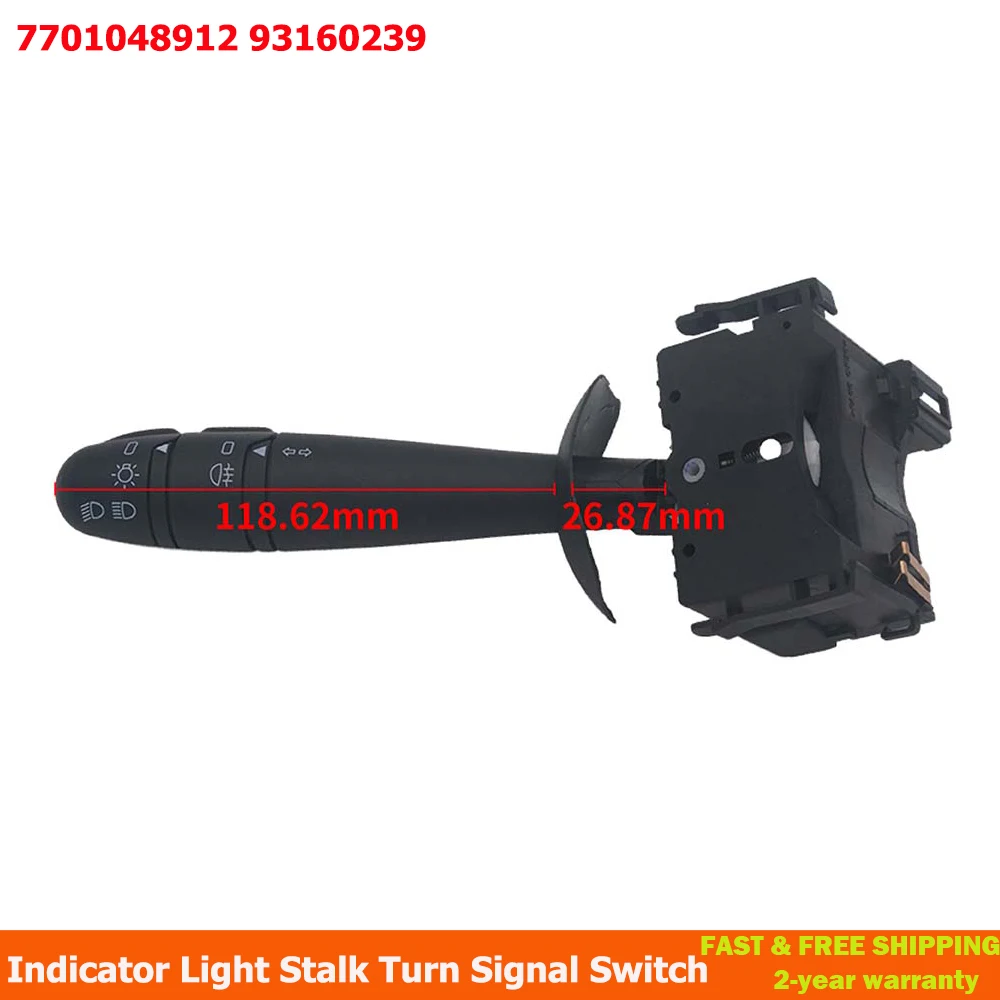 

Световой индикатор, переключатель сигнала поворота, Переключатель стеклоочистителя переднего стекла 7701048912 93160239 для Vauxhall Opel Vivaro Movano