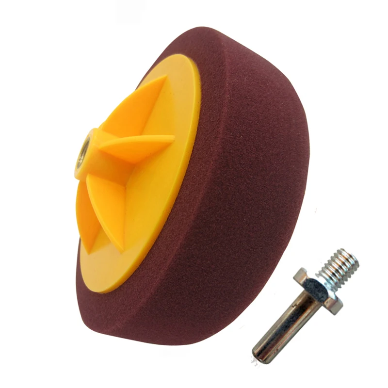 150mm 6inch Car Polishing Discs Felt Wheel Sponge Polish Wheel Pad Kit Buffing Grinding Abrasive Disc with M14 Drill Adapter