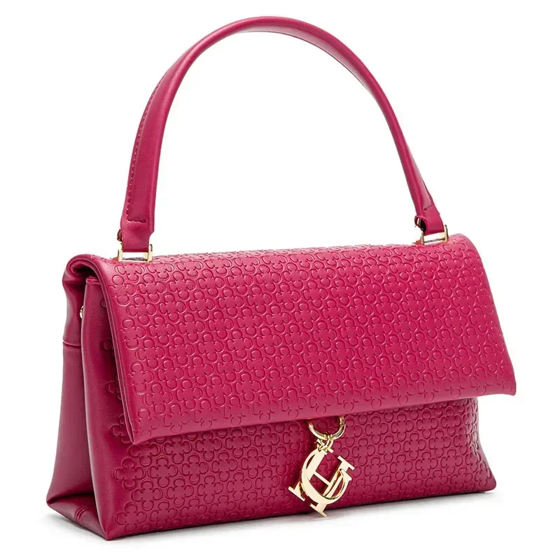 حقيبة كتف نسائية من تصميم CH، تتميز بسلسلة قابلة ل...