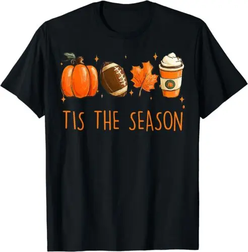 

NEW LIMITED Tis The Season Осень Футбол Тыква кофе Фотофон