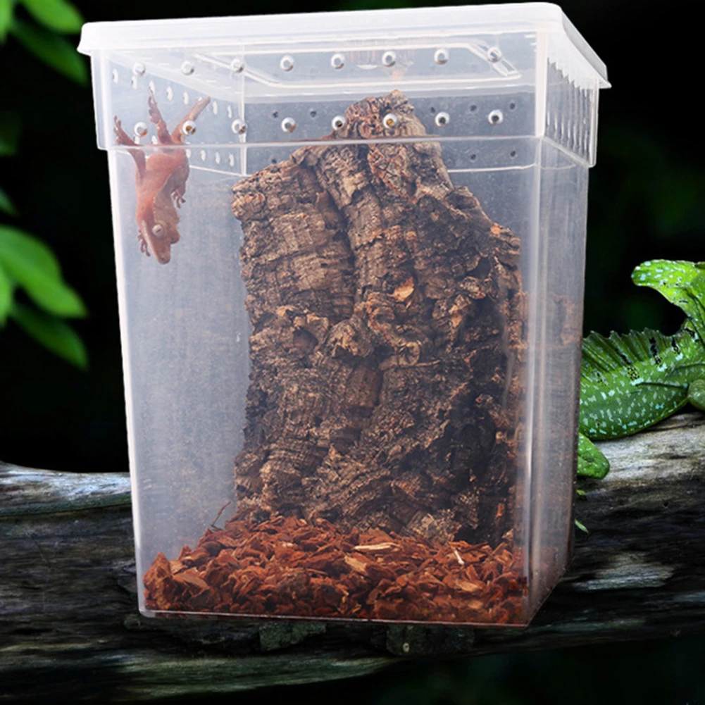 Reptile Feeding Box Tarantula Enclosure Turtle Tank Aquarium Lizard Container Habitat Cage For Frog Spider Gecko Tarantulas aquarium tank vivarium box