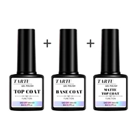 8Ml Functional Gel Nail Art Set with Base Coat and Diamond Top Coat,Matte Top ,Soak Off Gel Nail Polish for Nail Art Design Tool 1