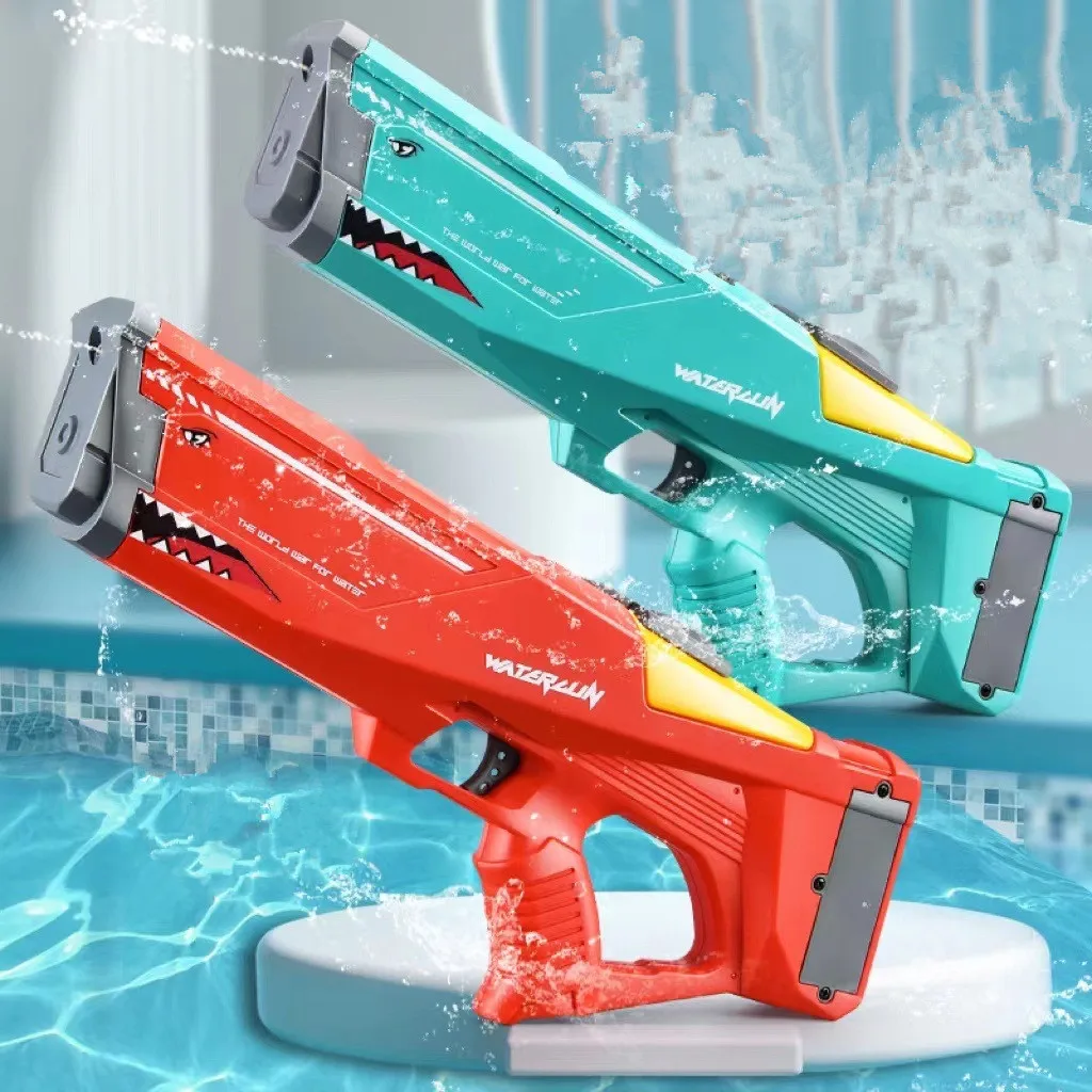 Large Electric Water Gun Toy High Pressure Automatic Water Absorption