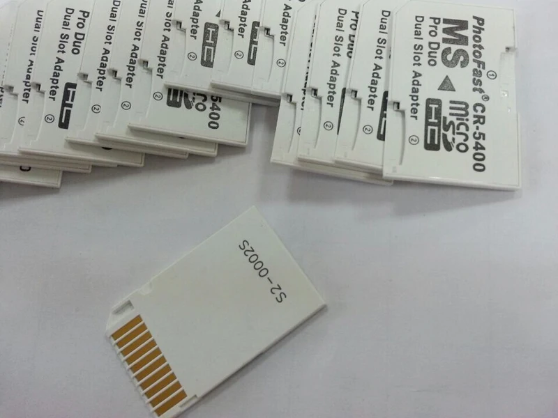 Alta Qualità Photobick Cr5400 Dual Slot Micro Sd Tf Card A Ms Memory Stick Pro Duo Adapter 10 Pz/Lotto