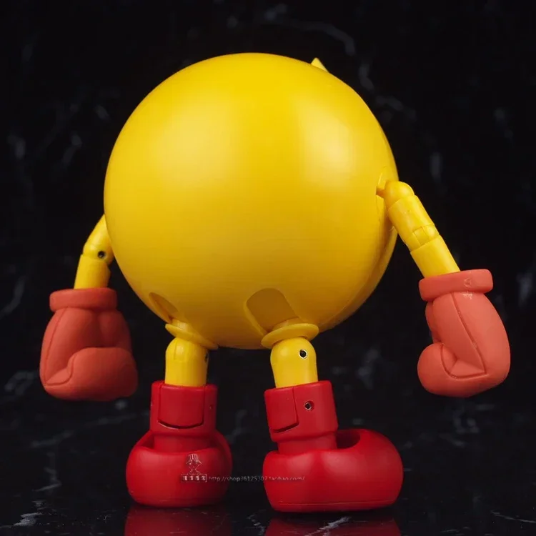 Bandai SHF Pac-Man Anime Game Action Figures Cherry Red Face Ghost