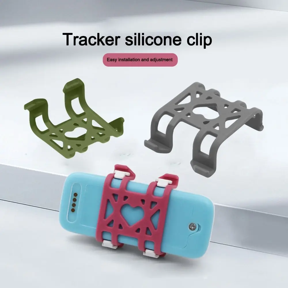 Mini Pet Tracker Silicone Clip Easy to Install Anti-slip Pet Anti-lost Positioning Clip bluetooth tracker smart tracker For GPS TK911SA