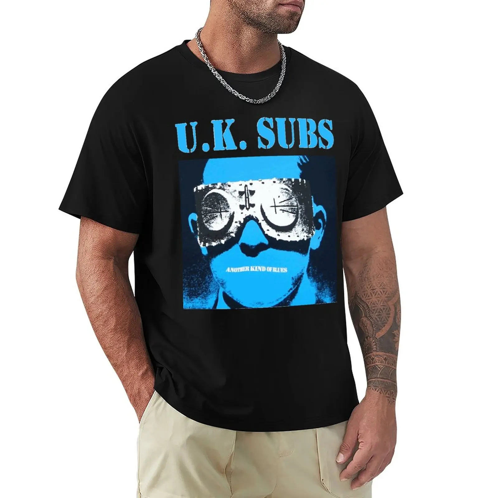 Uk Subs-Un Altro Tipo Di Maglietta Classica Blues Camicetta Sweat Summer Tops Magliette Semplici Da Uomo