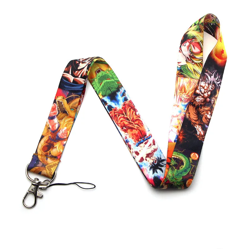 Anime Dragon-Ball Sling Cellulare Fotocamera Cinturino Chiave Anti Perdita Sling Fibbia In Metallo Con Piccola Fibbia In Corda Regali Per La Giornata 