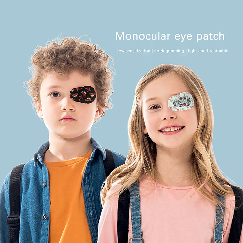 10Pcs Adhesive Eye Patches Bandage For Kids Girls Boys For Amblyopia Lazy Eye Protect Eyesight 3