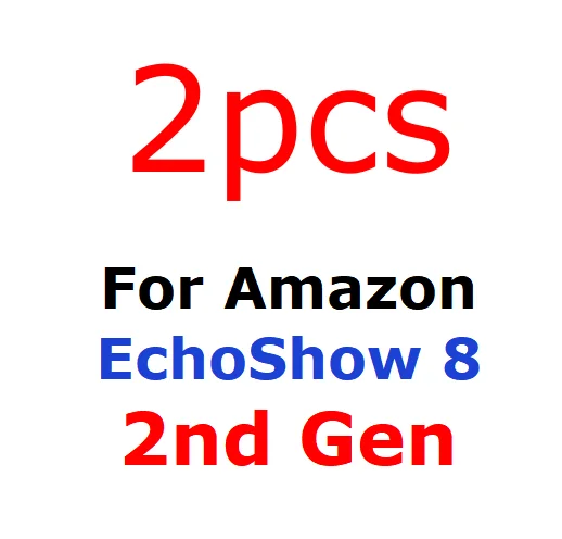 2PCS For Amazon Echo Show 8 3rd Gen 2023 Tempered Glass Screen Protector For Echo Show 8 2nd Gen 9H Anti-Scratch Protective Film
