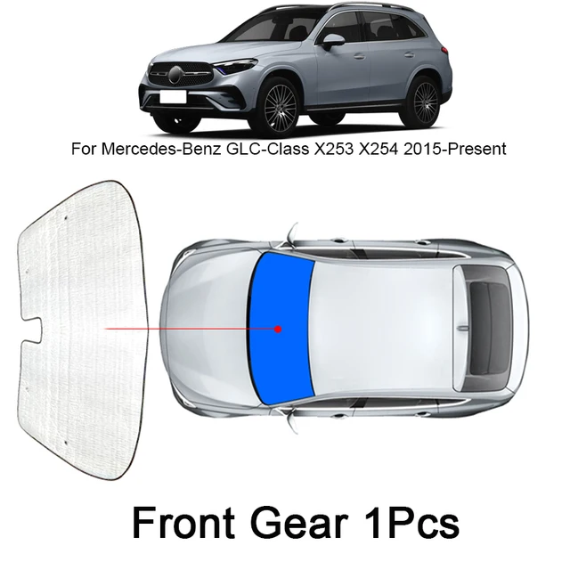 Protection Pare-brise UV Pare-soleil Pliant Mercedes GLC X254 2022-2025 - Protection UV 6 Couches Réfléchissante écran Solaire Voiture - 9