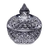 Glass Storage Jar Decorative Candy Bowl for Dried Fruit Candy Buffet Bar 2