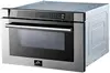 24" Inch. Microwave Drawer Oven with Touch Open Door - 1.2 Cubic Feet Electric Oven Capacity - Stainless Steel Child Safety Lock 3