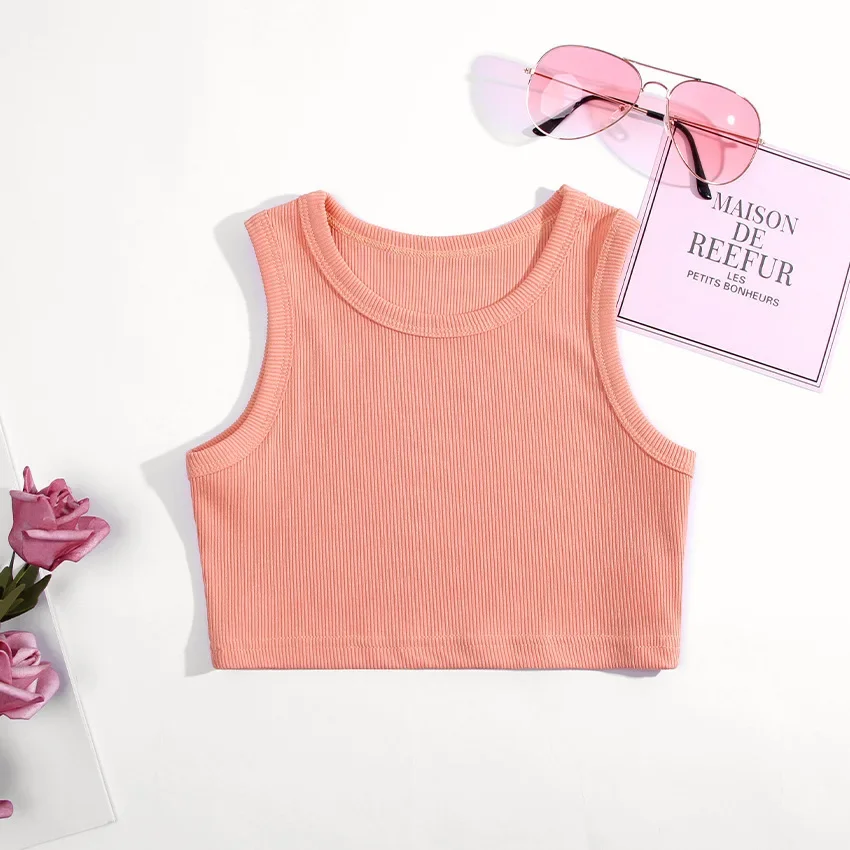 Summer Girls Underwear kids underwear kids tops Sleeveless Shirts for Children T-shirts Tank Tops Camisoles Undershirts