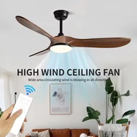 42 52 Inch Vintage Chandelier Remote Control For Home Living Room Dining Room Decoration Fan LED With Light Electric Fan 1