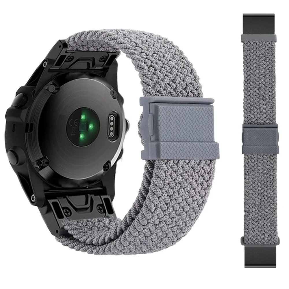 Braided Nylon Quickfit Strap - Magnetic Smartwatch Bracelet, 22 26mm