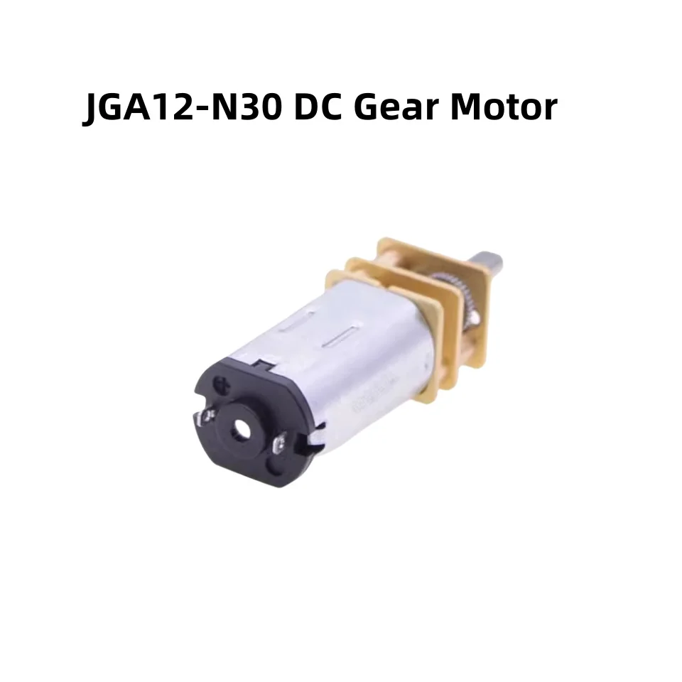 JGA12-N30 마이크로 DC 기어 모터 스마트 잠금 로봇, 저속 하이 토크 DIY 모델, 6V, 12V