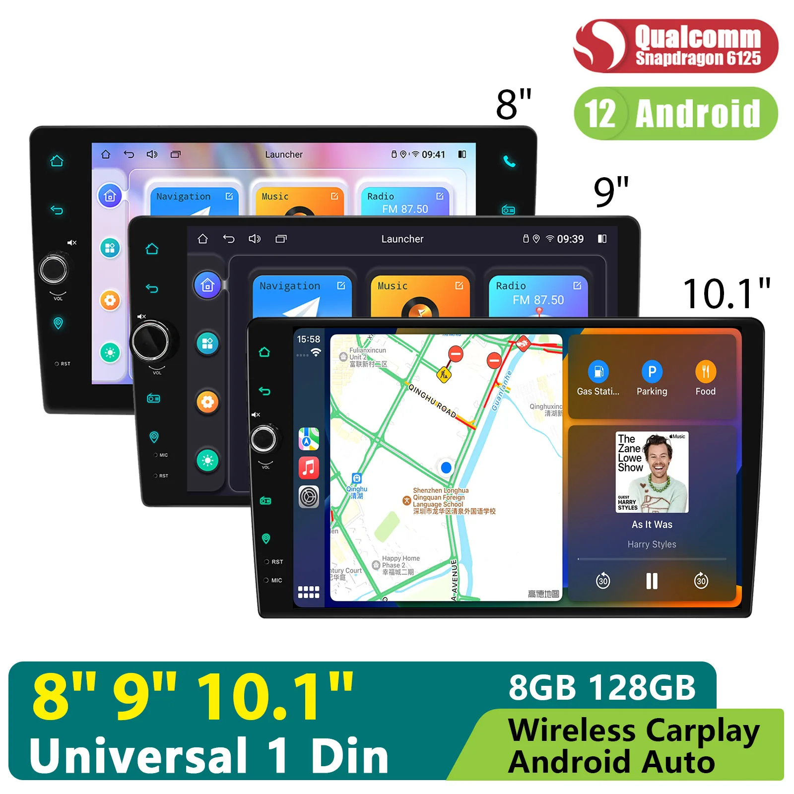 JOYING 8"9"10" Newest Android 12 Car Multimedia Intelligent System Car