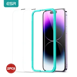ESR Screen Protector for iPhone 14  Anti Glare Tempered  Glass for iPhone 14 Pro Max Anti-Glare Anti-Blue Light Tempered Glass