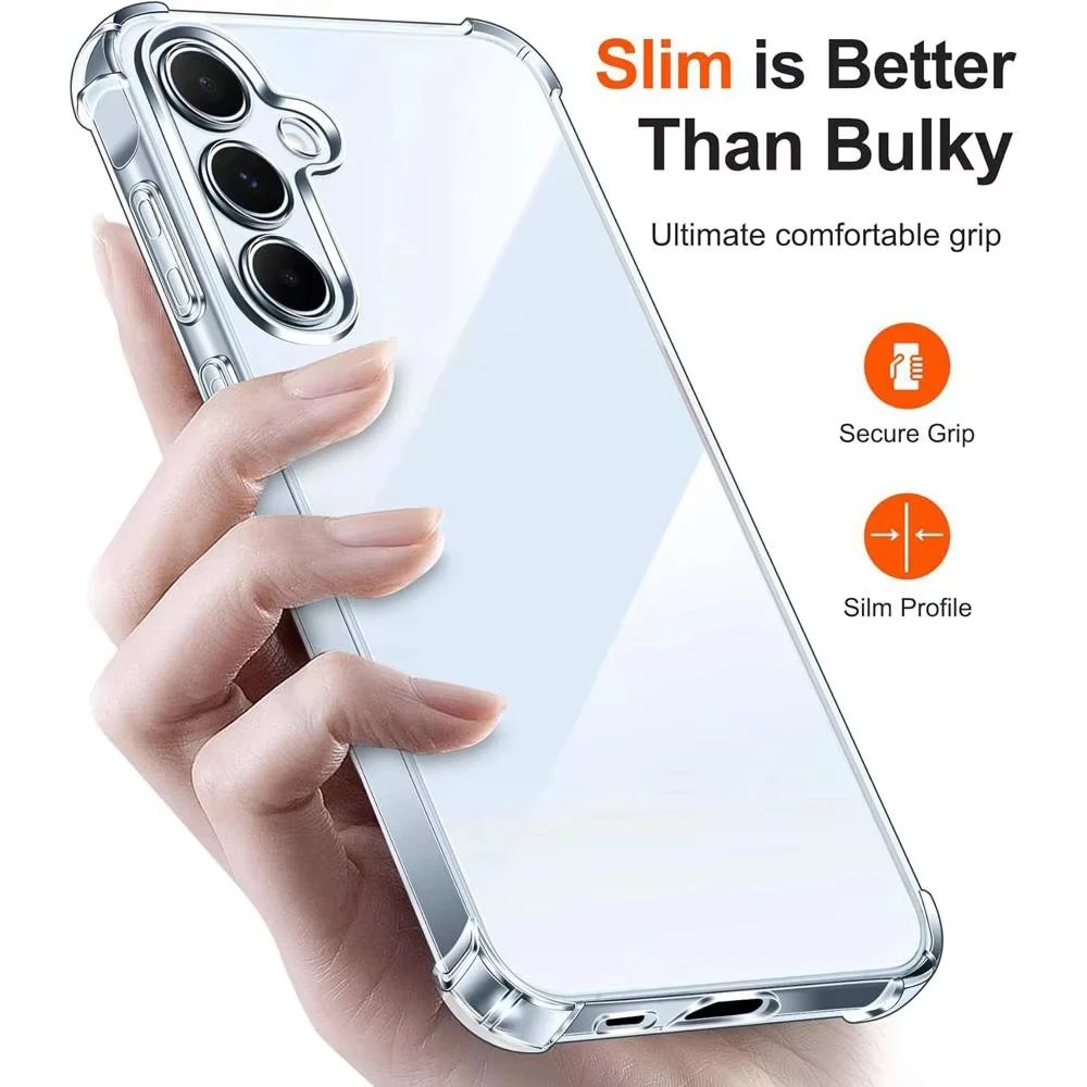 Shockproof Silicone Air-Bag Clear Phone Case