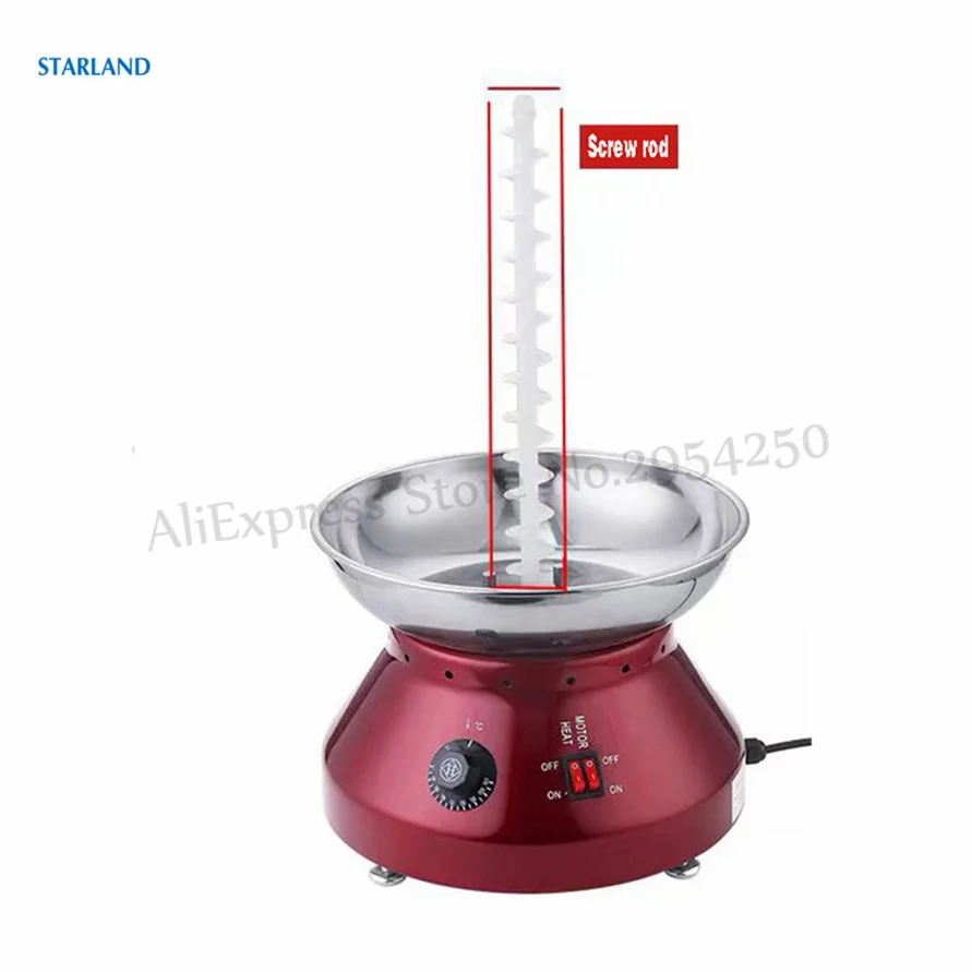 Spare Part Of Chocolate Fountain Machine Food-Grade Screw Blender Shaft Fitting For Five-layer Chocolate Fountain Equipment