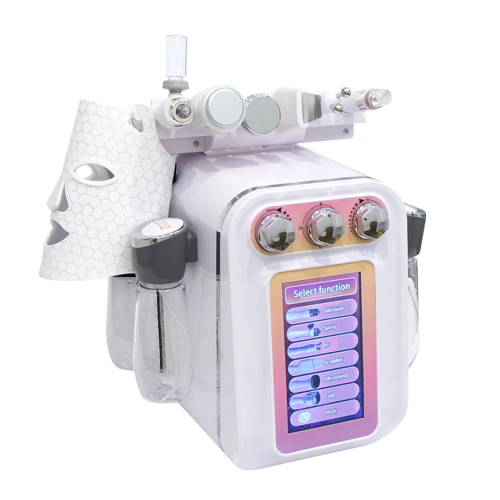 7 in1 H2O2 Hydra Dermabrasion RF Ice Hammer Spa Facial Hydro Microdermabrasion Machine Water Dermabrasion Beauty machine device