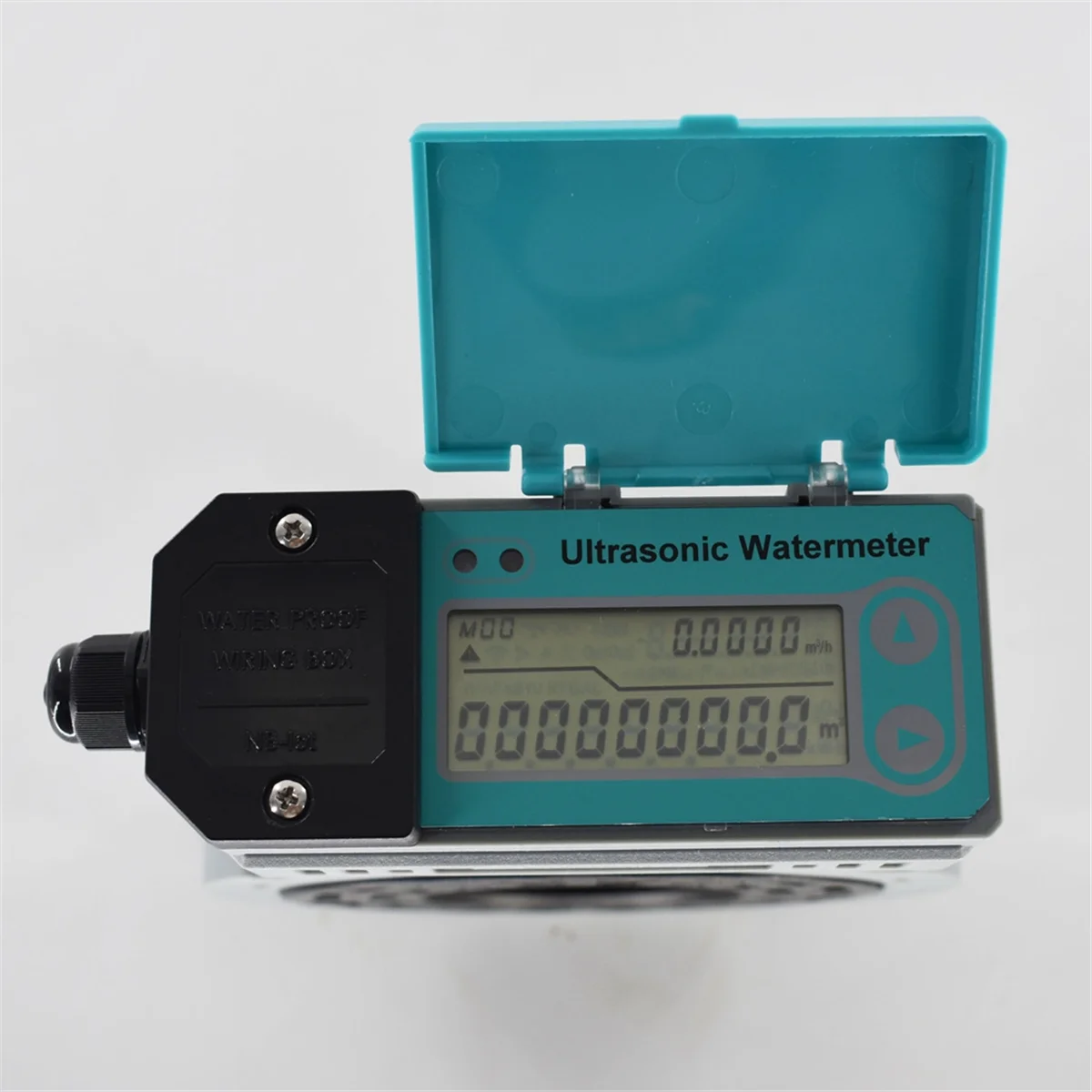 Battery Powered Ultrasonic Water Meter DN50 RS485 Digital Water Flowmeter IP68 Sandwich-Type