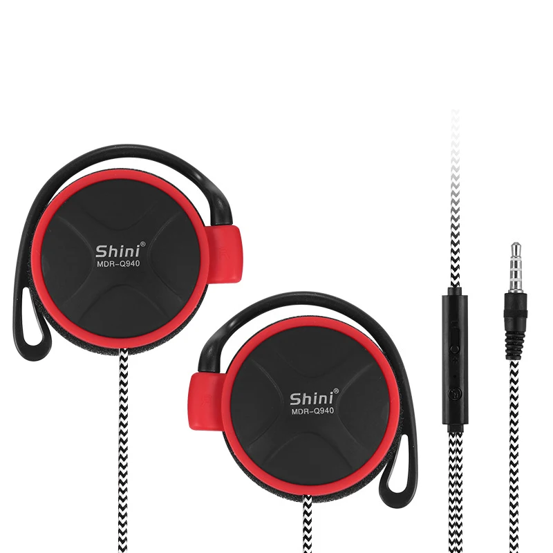 Universal Heavy Bass Hanging Ear Hook Earphones - Ideal