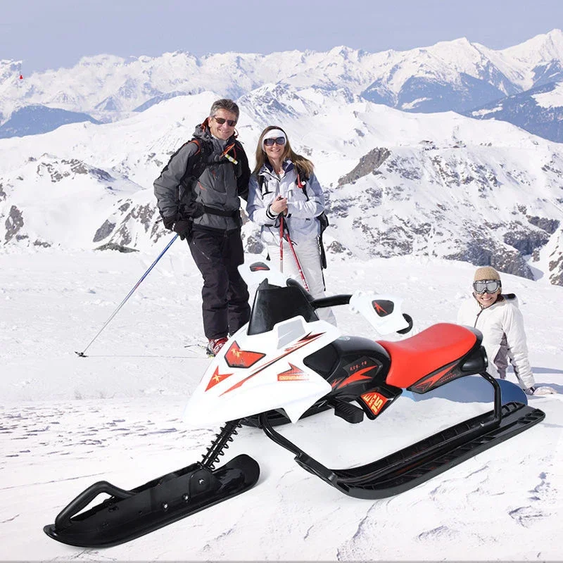 snowmobile motor ski scooter Winter Children Kids electric bike sledge  snowmobile snow scooter - AliExpress