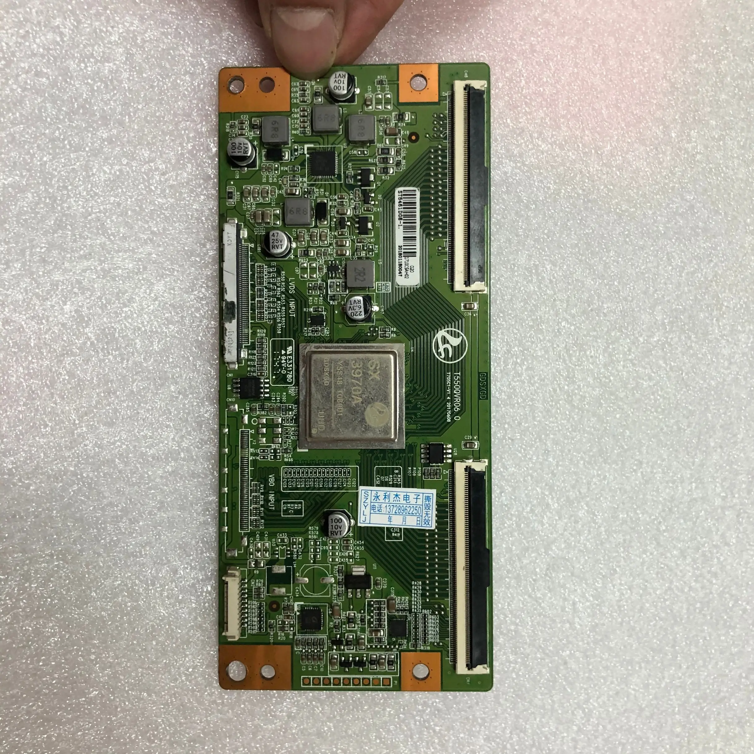 

Хороший тест на 55-дюймовый T550QVR06.0 T705C1-V1.4, используется и оригинал