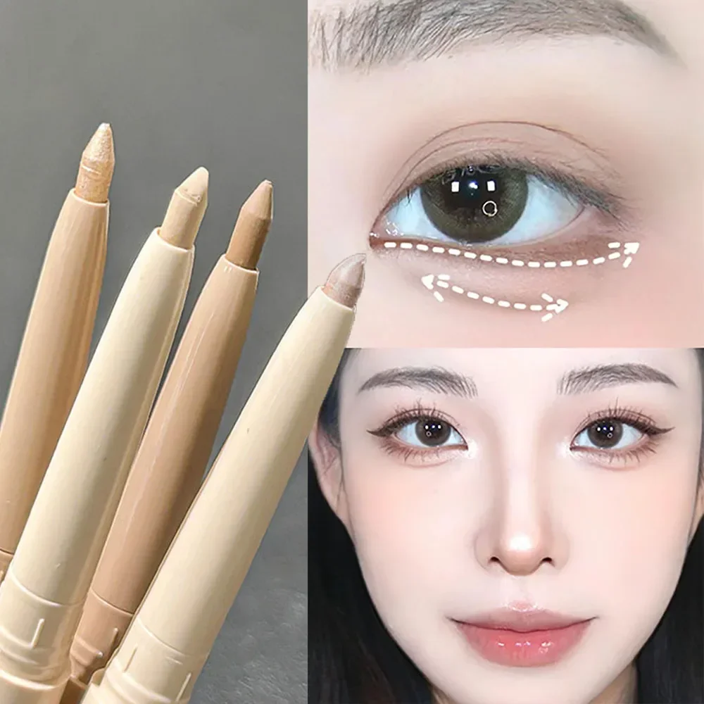 Eyeshadow Eyeliner Matte Brightening Lying silkworm Shadow Pen Dual-use Eyeliner Gel Pen Beige Skin Tone Concealer Smooth Contour