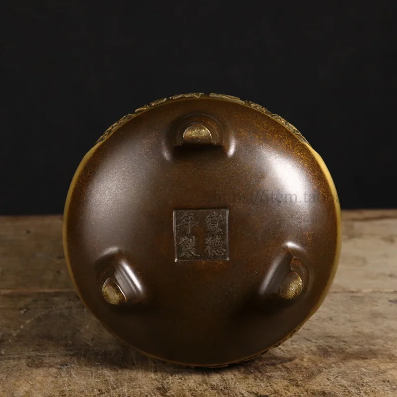 家庭用屋内用大型銅、白檀、沈香バーナー、香立て、アンティークスタイ