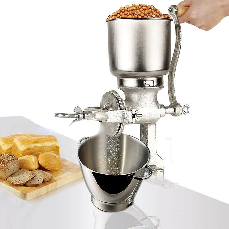 

Household Manual Hand Grinder Tin-Plated Flour Mill Medicinal Materials Grain Walnut Peanut Grinder Stuffing Machine