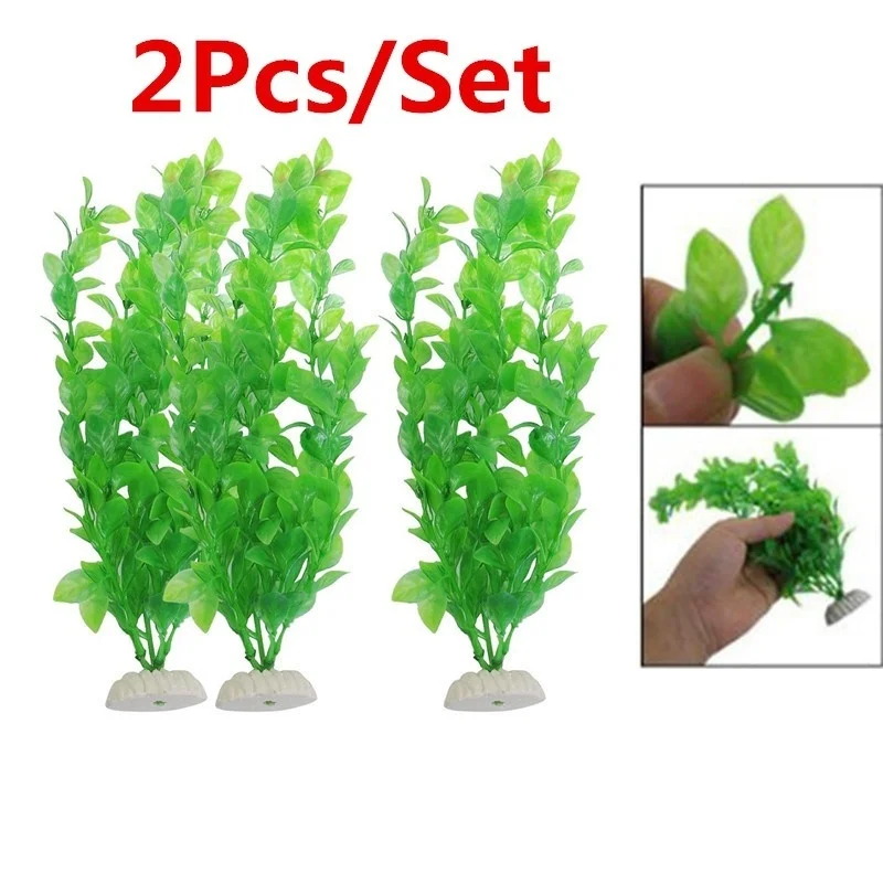 PlasticAquariumDecorationsGreenArtificialPlasticPlantGrassfor