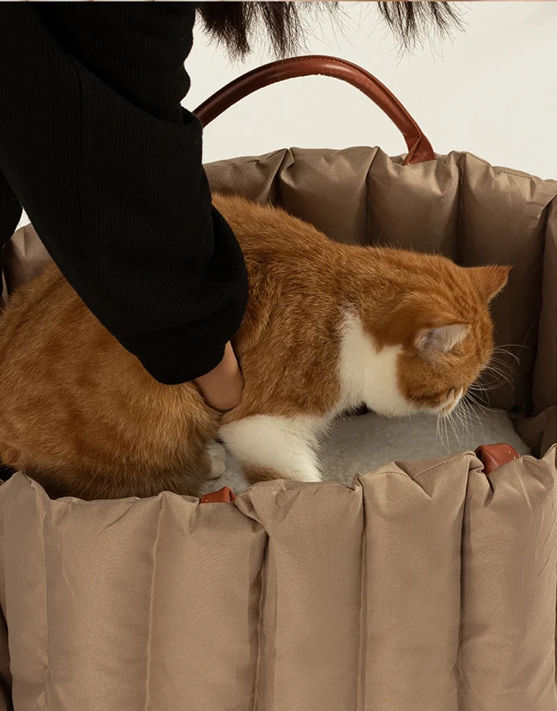 Car Seat Cat Bag Bed for Small Dogs and Cats - PeticaDeals
