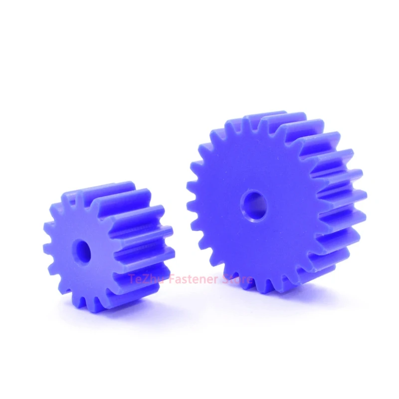 Engrenages D'éperon Nylon Bleu Module 1,5 - 15 à 30 Dents - Pour Transmission Moteur Pas à Pas