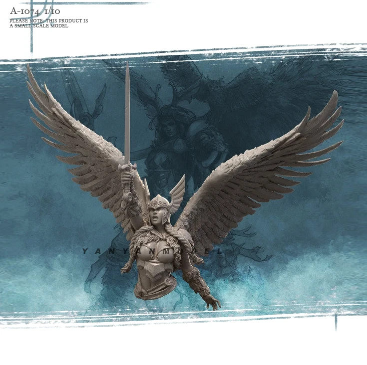 

200mm Resin bust model kits figure colorless and self-assembled A-1074