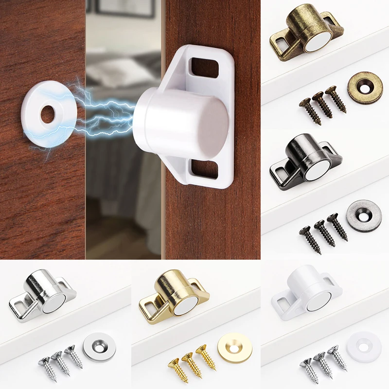 Emigreren genade uitzending Magnetische Kastdeur Fastener Meubelen Deur Stopper Neodymium Sterke Super  Krachtige Kast Dichter Home Hardware Accessoires| | - AliExpress