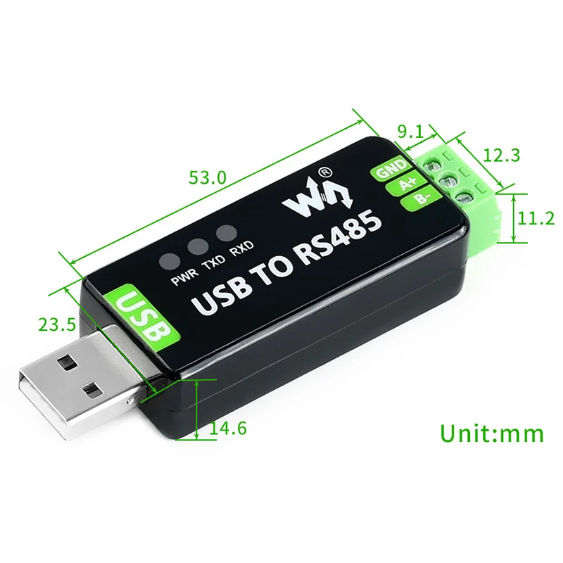 Usb Industrial ao Conversor Rs485 a Bordo Original Ft232rl e Sp485een - Imagem 3