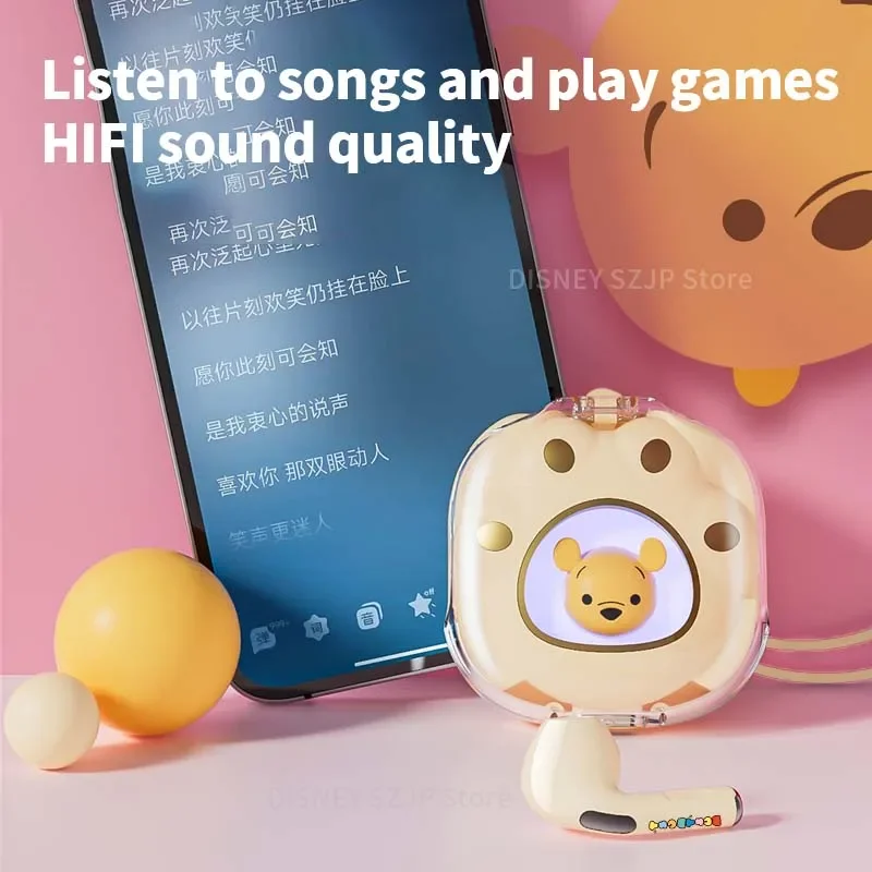 New Disney Stitch Wireless Bluetooth Headset E66 HIFI Sound