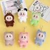 LABUBU New Monster Plush Doll Toy Keychain Pendant Cartoon Cute Doll Backpack Bag Pendant Decorative Accessories Ornament Gifts 3