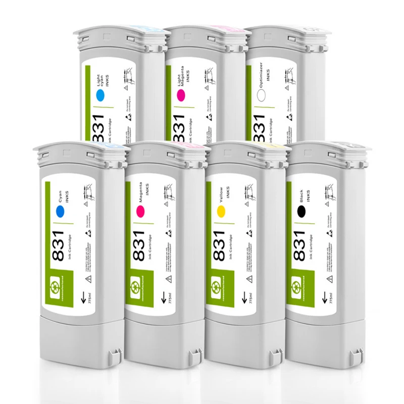 HP 831 교체 잉크 카트리지와 호환, HP 라텍스 110 115 310 315 330 335 360 365 370 560 570 L360 L365 L330