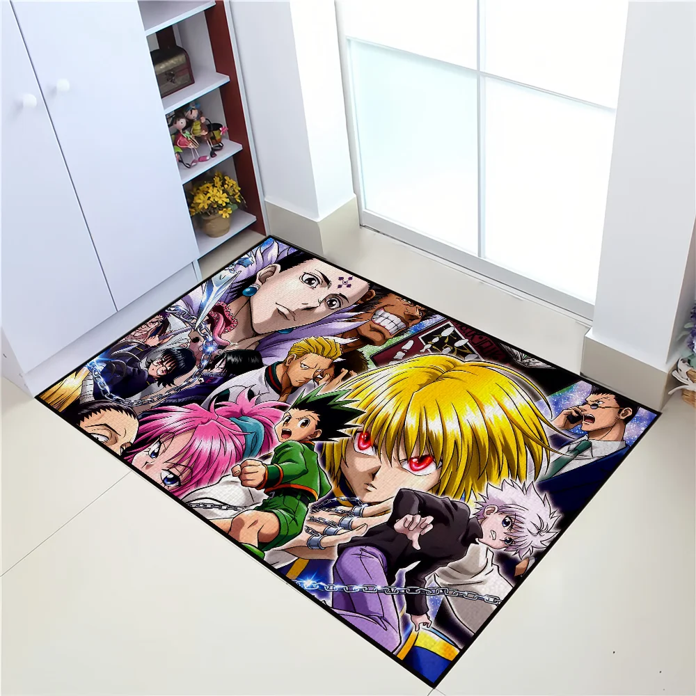 Cool HUNTER X HUNTER Anime Door Mat Welcome Entrance Balcony Bathroom Floor Non-slip Rug Bedroom Carpet Home Decoration 5