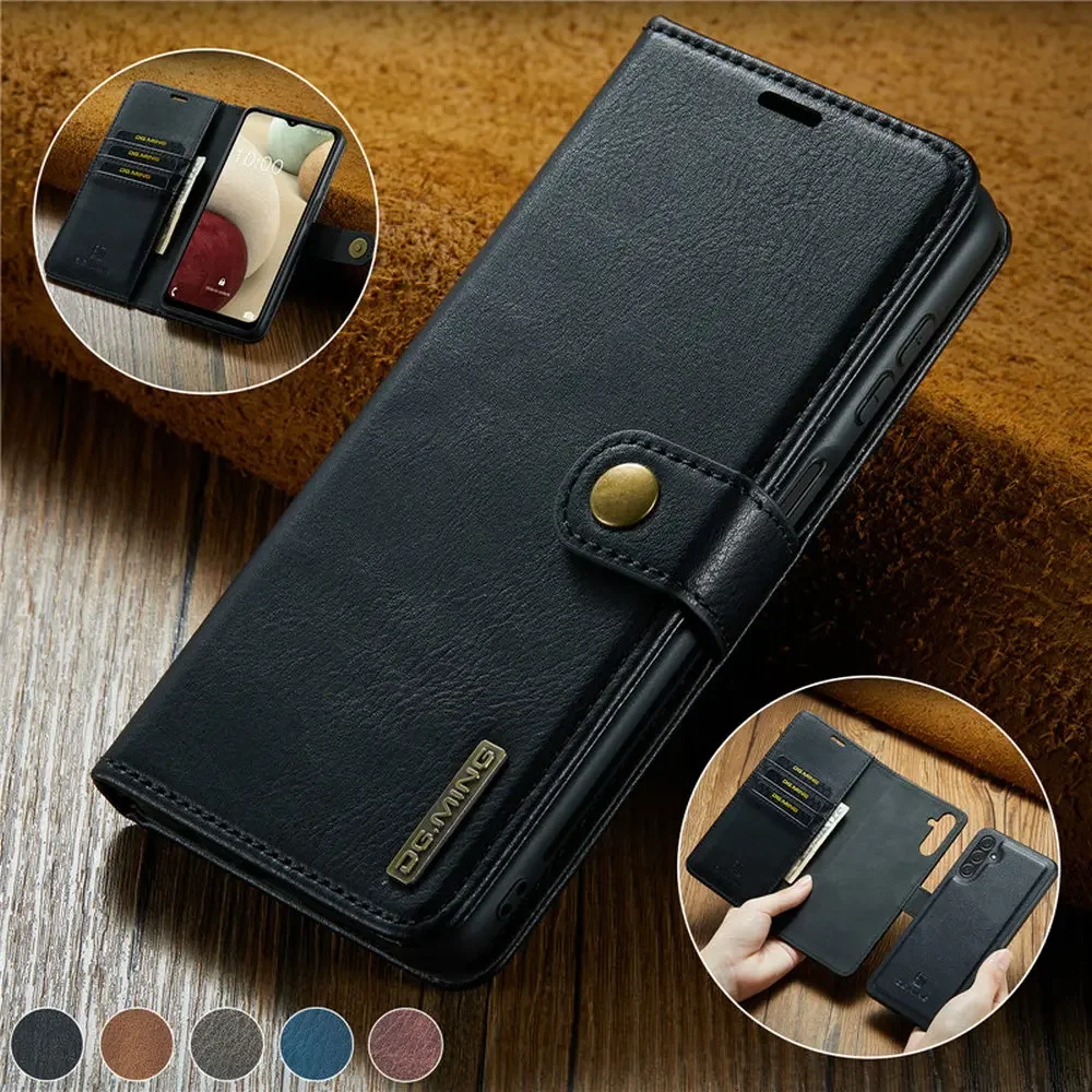 

Роскошный чехол для Samsung Galaxy M13 5G, 2 в 1, съемный магнитный кожаный флип-чехол для Galaxy M32, M22, M12, M, 31 S, M21, чехол-бумажник