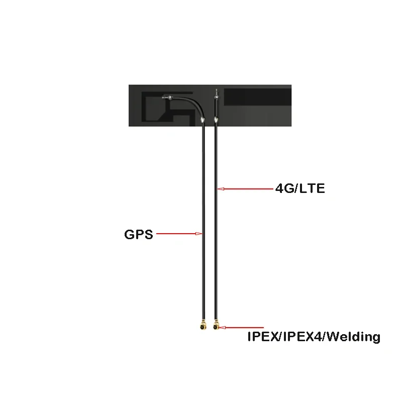 5pcs Flexible Antenna Amplifier for Quectel EG25-G, 700-2700MHz, 4G, GPS, Combined Navigation Positioning FPC, 3G, GSM, LTE