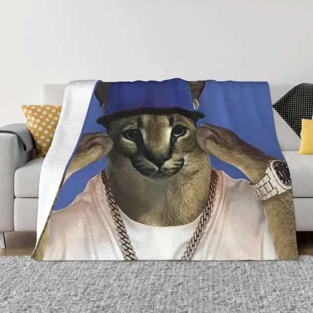  Floppa Memes Big Cat - Almohada para cojín de 18.0 x 18.0 in,  multicolor : Hogar y Cocina