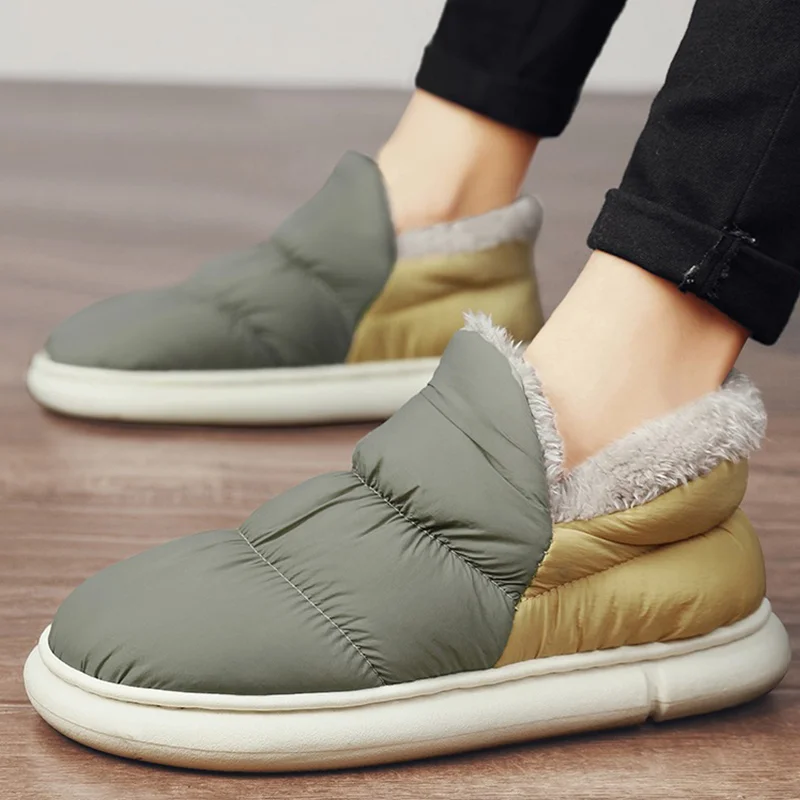 Men Boots Snow Men's Sneaker Male Winter Shoes Lightweight Men Shoe Waterproof Ankle Boots 2022 Fashion Plus Size Boots Footwear