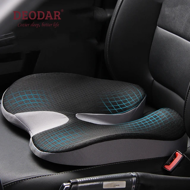 Memory Foam Gel Seat Cushion for Office Chair, Comfort Car Chair Cushion, Desk  Seat Cushion for Tailbone Sciatica Pain Relief - AliExpress