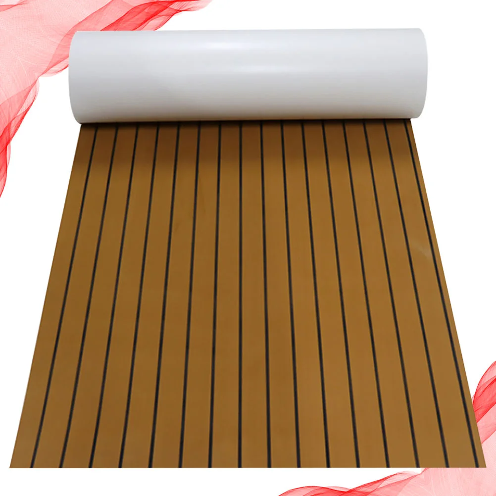 

Напольное покрытие из тика EVA: напольный коврик из Тикового листа для яхты, морской напольный ковер, напольный ковер для бассейна, напольный ковер x 9, 0 см, цвет коричневый